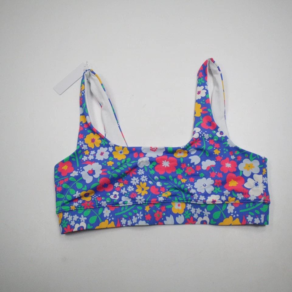 NWD Roxy Palm Cruz Bralette 2 Bikini Top Womens Size Small 8 Brown Frong O3