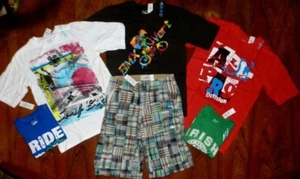 Shorts Set 5 Tees Plaid Shorts Childrens Place 6pc Short Sleeve Size XL New - Picture 1 of 4