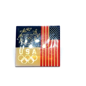 Athen 2004 Olympiade USA Flagge Pin Revers Emaille Sammlerstück - Bild 1 von 3
