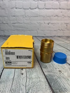 6105-20 Parker Valve Hydraulic QC Nipple 1 1/4" NPT Female Brass - Imagen 1 de 7