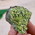 52G Natürlicher und seltener schöner Museumsqualität olivgrüner Olivinkristall