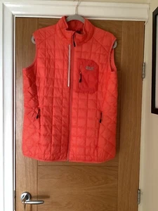 Chaleco Jack Wolfskin Damas Microguard Stormlock Ligero Acogedor Naranja Talla 16 - Imagen 1 de 5