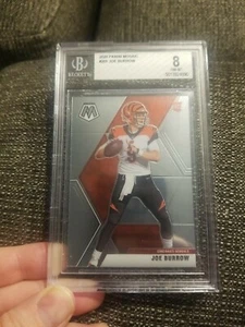2020 Panini Mosaic #201 Joe Burrow BGS 8 Cincinnati Bengals Rookie - Bild 1 von 3