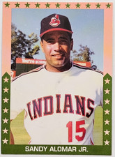 Sandy Alomar Jr.  1990 Baseball’s Finest Stars -   (EE)