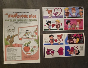 Vintage THE FLINTSTONE KIDS 1987 Rare Safety Belt Comic Scare 80s John D States - Picture 1 of 24