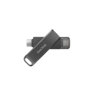 SanDisk iXpand Flash Drive Luxe 128GB Typ-C Lightning 2 Jahre - Bild 1 von 4
