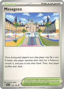 Mesagoza 178/198 | Trainer Stadium | Scarlet & Violet Pokémon Card - Picture 1 of 1