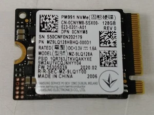 Samsung PM991 MZ-9LQ128A 128 GB NVMe 30mm Solid State Drive - Afbeelding 1 van 6