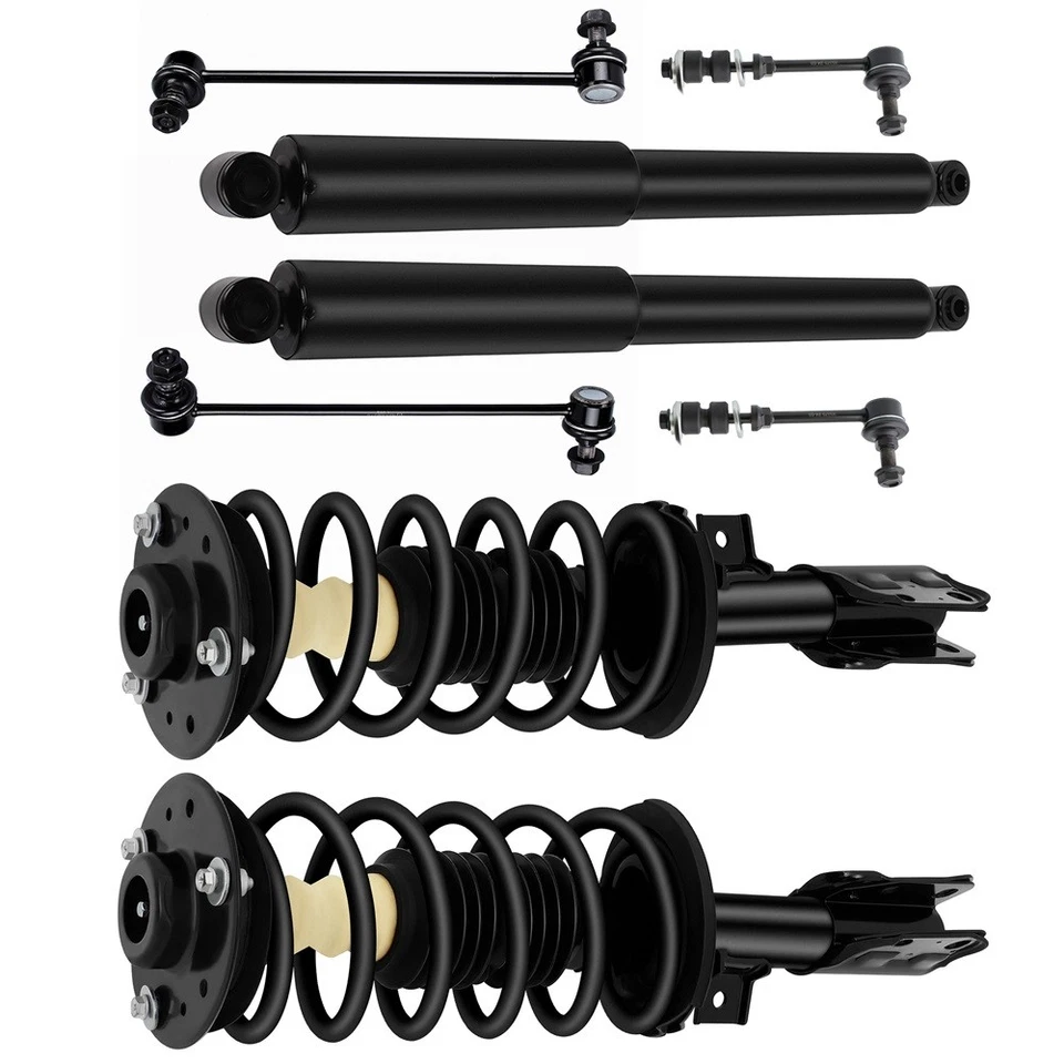For Chevy Equinox GMC Terrain Pontiac Torrent Front Rear Struts Shocks+Sway Bars - Imagem 1 de 4