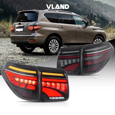 Juego de luces traseras LED VLAND para Nissan Armada 2017-2020 con secuencial y animación Foto 1 de 4