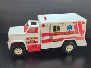 Processed Plastic Emergency Vehicle Metro Fire District 15" Missing Rear Door - Picture 1 of 7