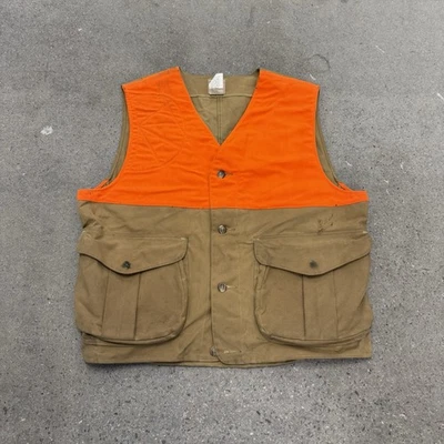 Chaleco de tela de hojalata encerada de caza Filson para hombre talla XL Foto 1 de 4