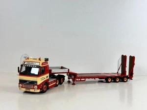 Tekno truck models, Volvo FH12 6X2 Low Loader + Ramps , TORBEN RAFN - Picture 1 of 11