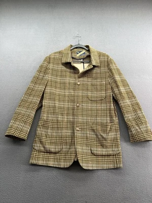 Blazer Abrigo Deportivo Onward Reserve Etiqueta Reserva Para Hombre Mediano Marrón Glen Cuadros Foto 1 de 4
