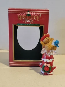 Fireman Bear On Fire Hydrant Christmas Ornament, Mistletoe Magic Lustre Fame BOX - Picture 1 of 16