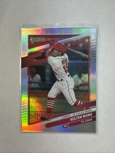 2021 Panini Donruss - Kolten Wong #83 Career Stat Line /88 - Picture 1 of 2