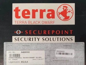 Pare-feu TERRA "NOIR NAIN" G3 VPN 8G, 6, A neuf dans son emballage d'origine - Photo 1/8