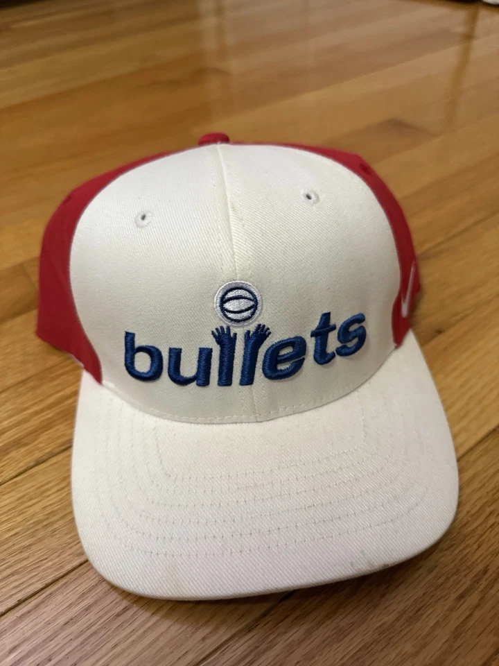 Washington Bullets 2003 Vintage Michael Jordan NBA Flexfit Fitted Hat RN# 56323 - Image 1 of 3
