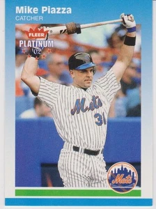 2002 Fleer Platinum #104 Mike Piazza (Mets) - Picture 1 of 1
