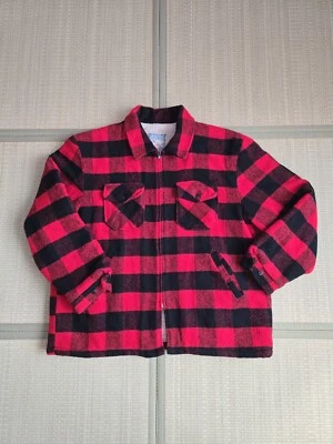 American Vintage Canyon Guide Outfitters Men Buffalo Plaid Wool 2XL Coat Jacket - Image 1 of 4