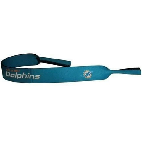 Miami Dolphins Neoprene Strap Holder for Sunglass NFL Football Team Sports Fan Cover
