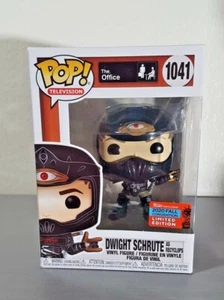 FUNKO POP THE OFFICE DWIGHT SCHRUTE AS RECYCLOPS 1041 NYCC EXCLUSIVE MINT BOX - Picture 1 of 5