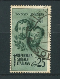 1944 - LOTTO/16792 - RSI - 25cent. FRATELLI BANDIERA  - USATO - Imagen 1 de 2