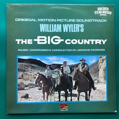 Jerome Moross THE BIG COUNTRY Western Film Soundtrack LP Gregory Peck Sunset VG+ - Image 1 of 4