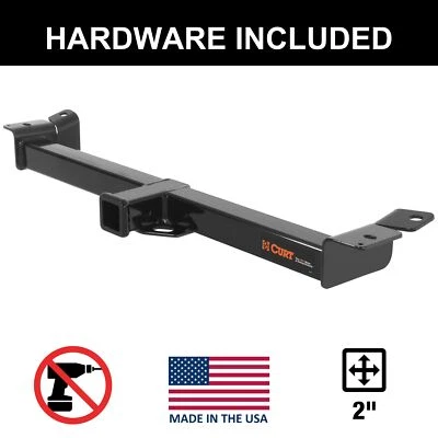 Jeep Wrangler Curt 1997-2006 enganche de remolque para todas las clases 3, receptor de 2" Foto 1 de 4