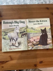 lot of 2 james Herriot books bonny’s big day, Moses the kitten - Picture 1 of 7