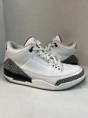 Jordan 3 Retro Blanco Cemento 2011 Talla 12 Usado 136064-105 Foto 1 de 4