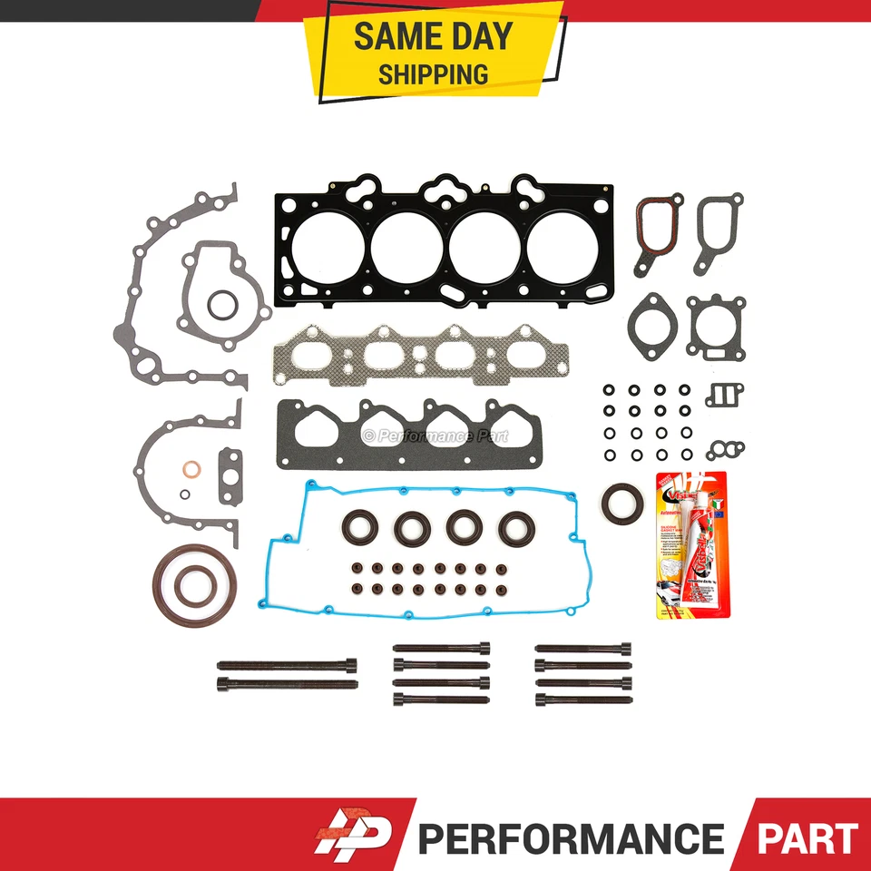 Full Gasket Set Head Bolts for 07-12 Kia Spectra Hyundai Tiburon 2.0 DOHC G4GF - Image 1 of 4