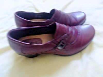 Earth Origins Roxanne коричневый кожаный мокасины каблук размер 9,5, Бесплатная доставка - Изображение 1 из 4