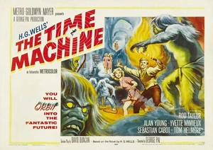 HG Wells The Time Machine 1960 Vintage Film Movie Print Poster Wandbild A4+ - Bild 1 von 2