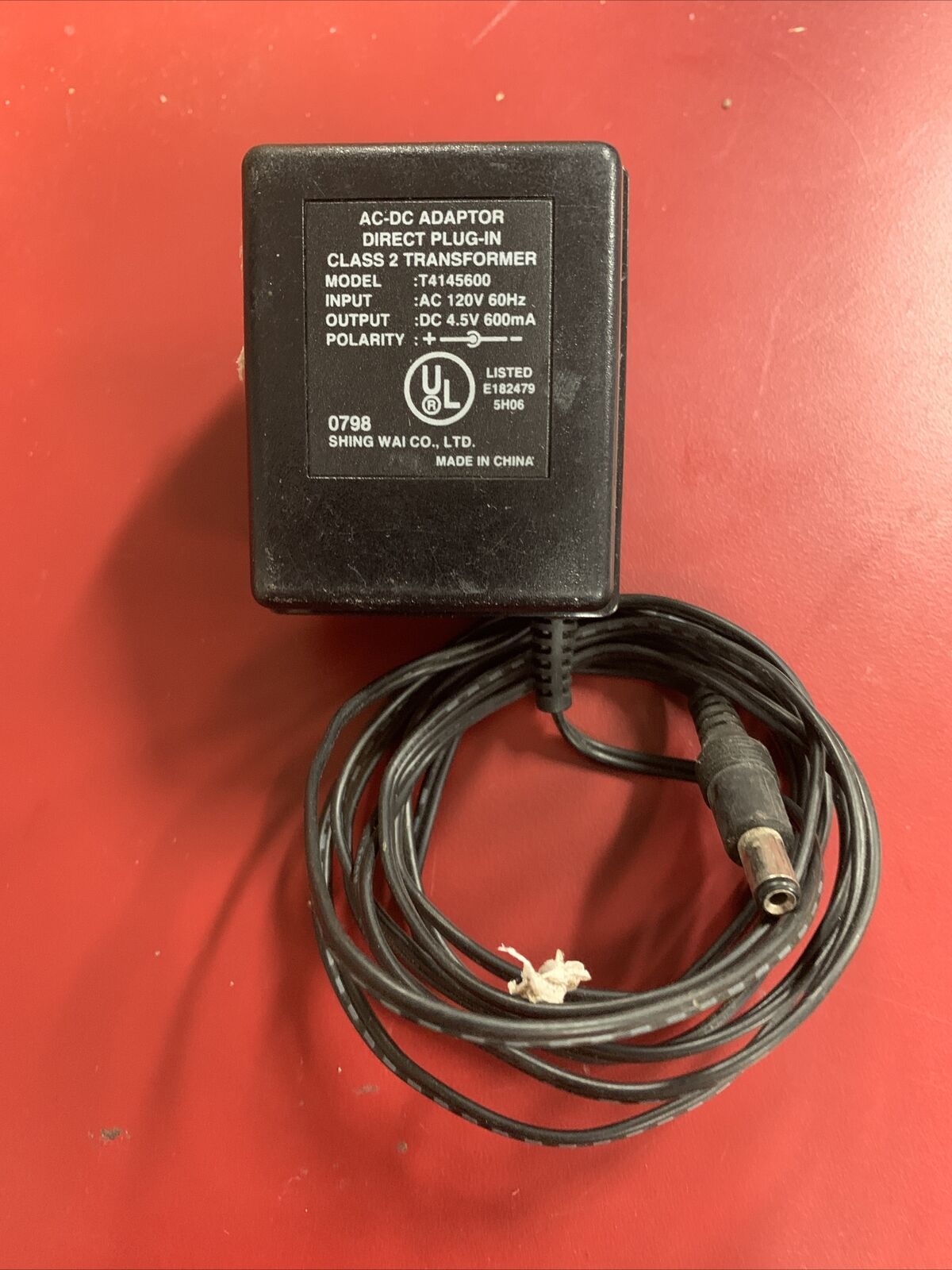 Sony DCC-E345 Car DC Adapter Charger 4.5v 6v 9V 800mA Walkman OEM 