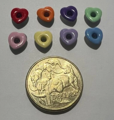 16 x HEART EYELETS FOR SCRAPBOOKING/EMBLESHMENTS - BRAND NEW - image 1 of 3