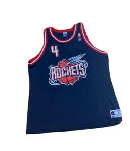 VTG 90’s Charles Barkley Houston Rockets NBA Champion Jersey RARE Size 52 - Picture 1 of 6