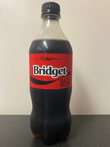 2025 Share a Coke with BRIDGET Personalized Coca-Cola Zero Bottle 20 oz Sealed - Picture 1 of 1