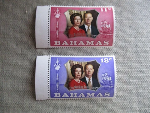 Bahamas, scott#344-345, MNH Cover
