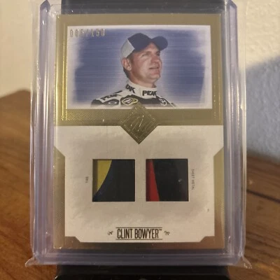 2014 Press Pass Total Memorabilia  Total Memorabilia Dual Gold Clint Bowyer /150 - Image 1 of 3