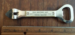 Vintage Flaschen-/Dosenöffner - Elias Brothers Mkt, 30805 Plymouth Rd.  Livonia Mich - Bild 1 von 3