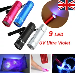 LED UV Gel Curing Lamp Light Portable Dryer Fast Cure Torch Nail Flashlight UK. - Picture 1 of 9