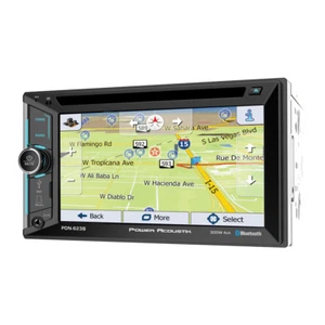 Power Acoustik PDN-623B Double 2 DIN CD/DVD Player 6.2" GPS Navigation Bluetooth - Picture 1 of 5