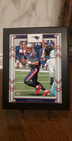 Cam Newton New England Patriots Memorabilia Plaque Cover