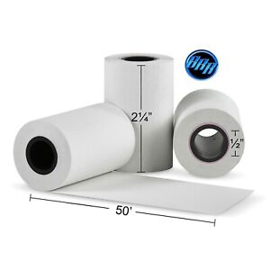 Clover Flex, Mini and Mobile - Thermal Receipt Paper 2 1/4 x 50 (50 new rolls)