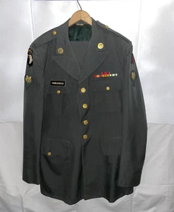 VINTAGE VIETNAM ARMEE LUFTGESTÜTZT 502. UNIFORM MIT NAMENSCHILD & MEDAILLE BANDSTANGEN - Bild 1 von 11