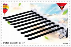 HEAVY DUTY PULL OUT SLIDING TROUSERS PANTS HANGER TIE SCARF RACK  LEFT RIGHT - Picture 1 of 6