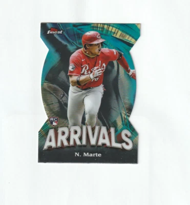 2024 Topps Finest - Arrivals #A-10 Noelvi Marte (RC) - Image 1 of 2