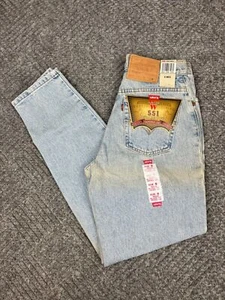 Vintage Levis 551 Jeans Womens Size 6 Medium Relaxed Fit Tapered Leg NWT - Picture 1 of 21