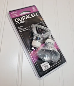 DURACELL 2 Pack 35W GU10 Base 2800K Soft White MR16 Bulb - HAL11453 - Picture 1 of 5